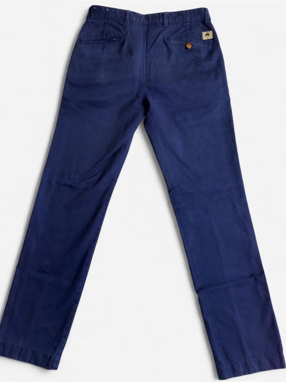 Brooks Brothers Navy Cotton Chino Pants 32x32